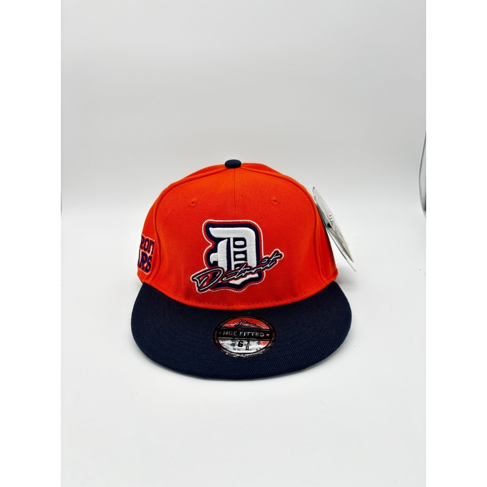 Headgear Classics Detroit Stars Negro League Baseball Fitted Hat Orange 6 7/8